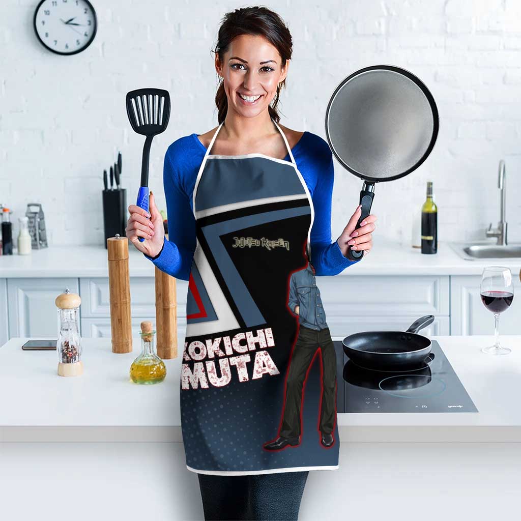 Kokichi Muta Apron Bold Anime Graphic Style