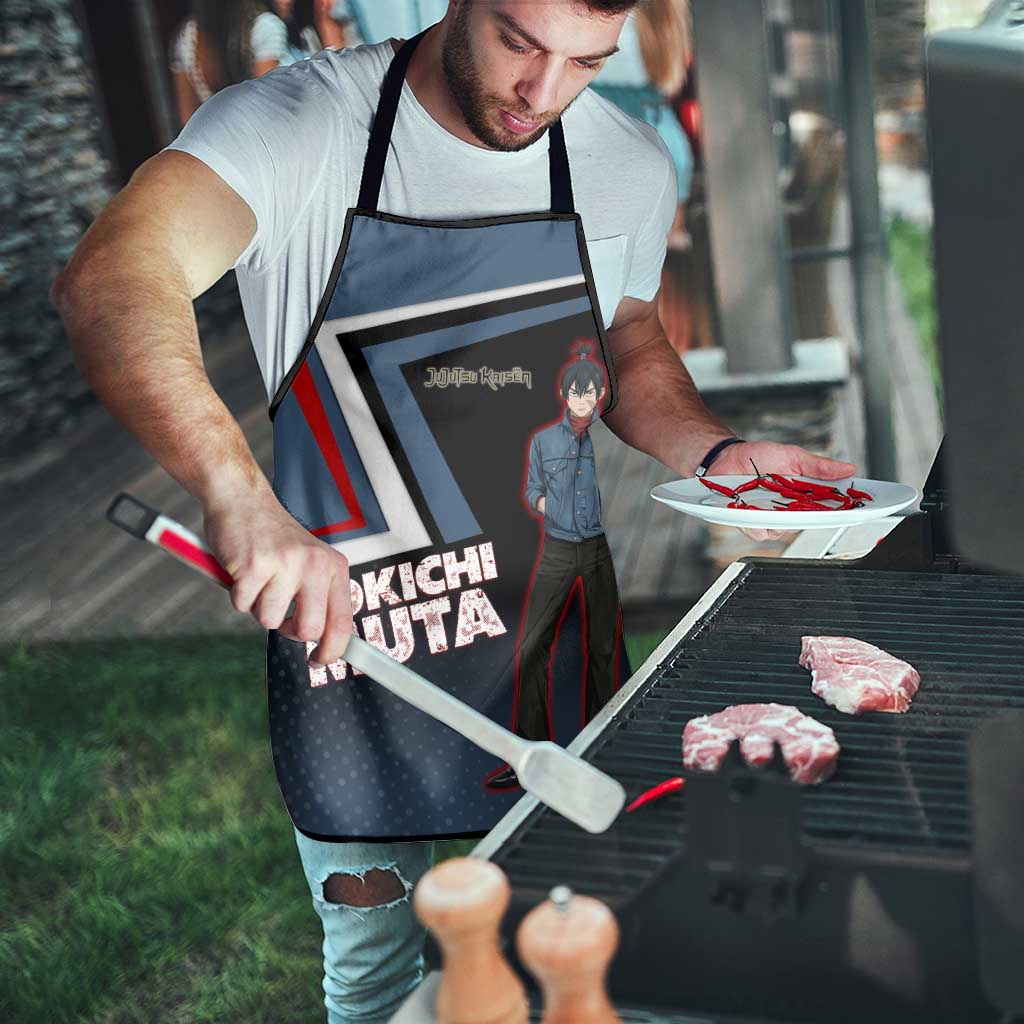 Kokichi Muta Apron Bold Anime Graphic Style