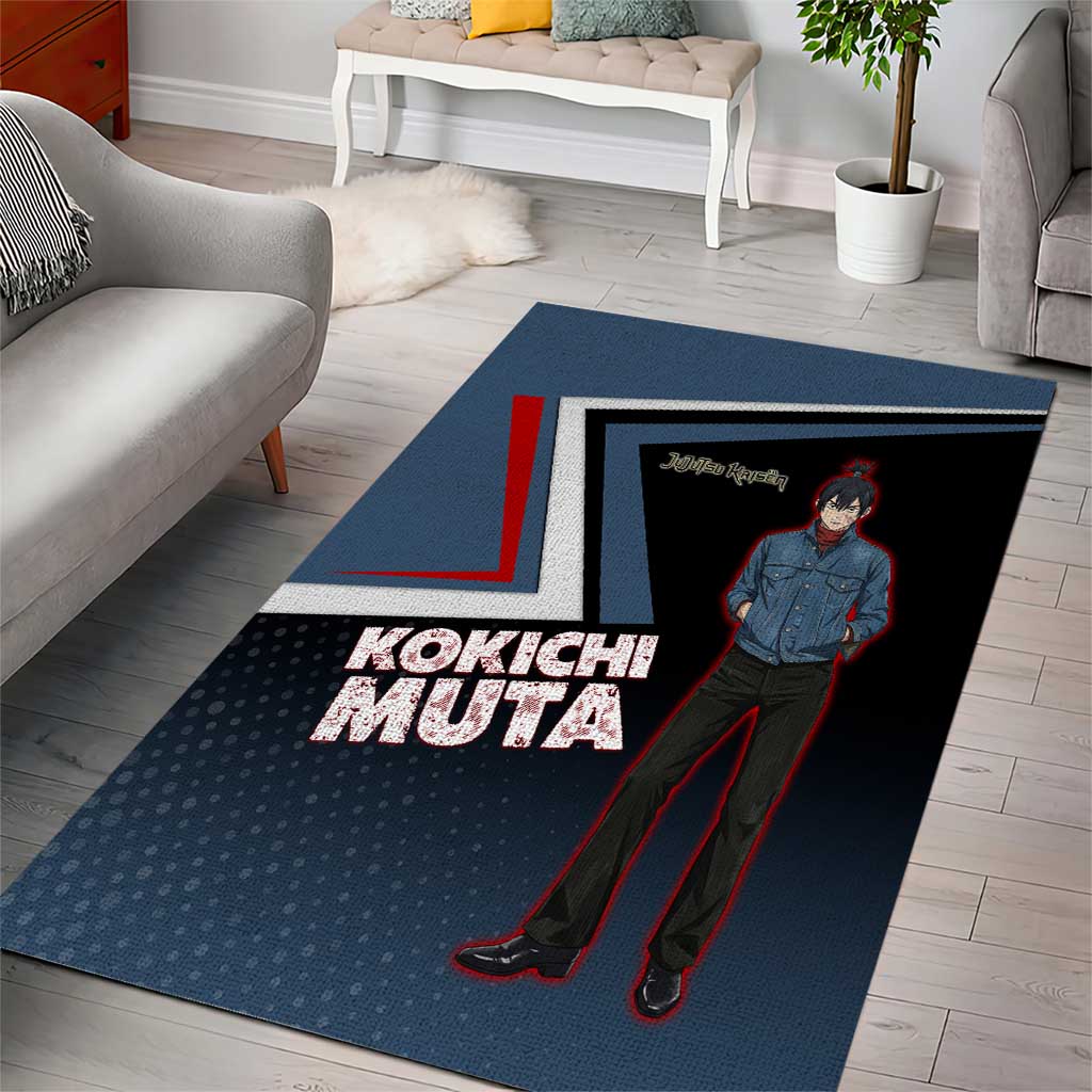 Kokichi Muta Area Rug Bold Anime Graphic Style
