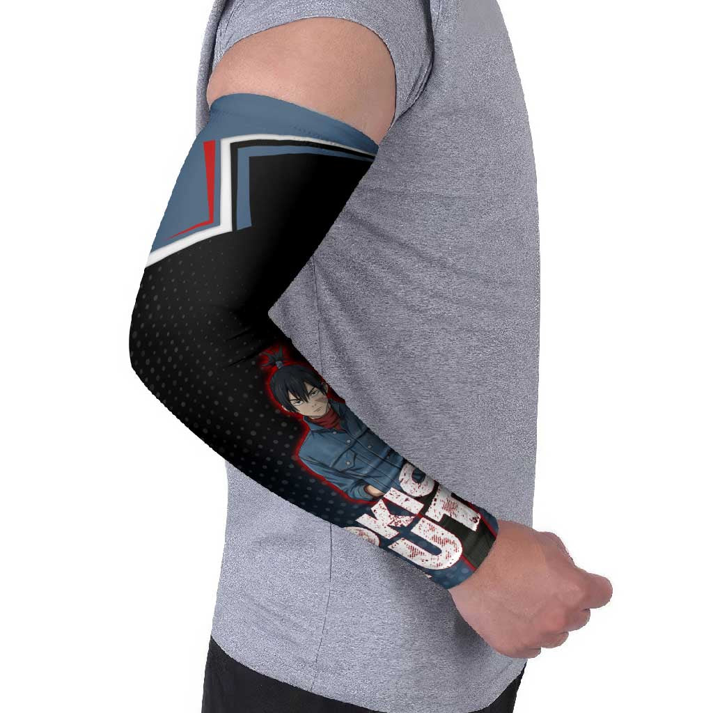 Kokichi Muta Arm Sleeves Bold Anime Graphic Style