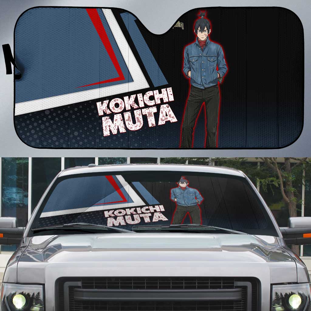Kokichi Muta Auto Sun Shade Bold Anime Graphic Style