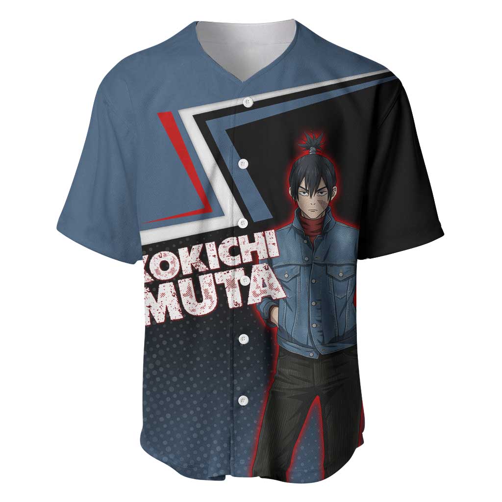Kokichi Muta Baseball Jersey Bold Anime Graphic Style