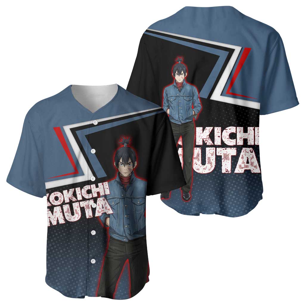 Kokichi Muta Baseball Jersey Bold Anime Graphic Style