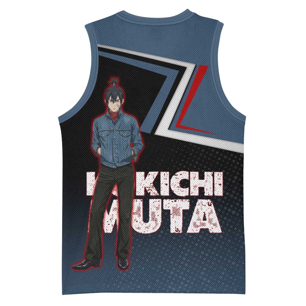 Kokichi Muta Basketball Jersey Bold Anime Graphic Style