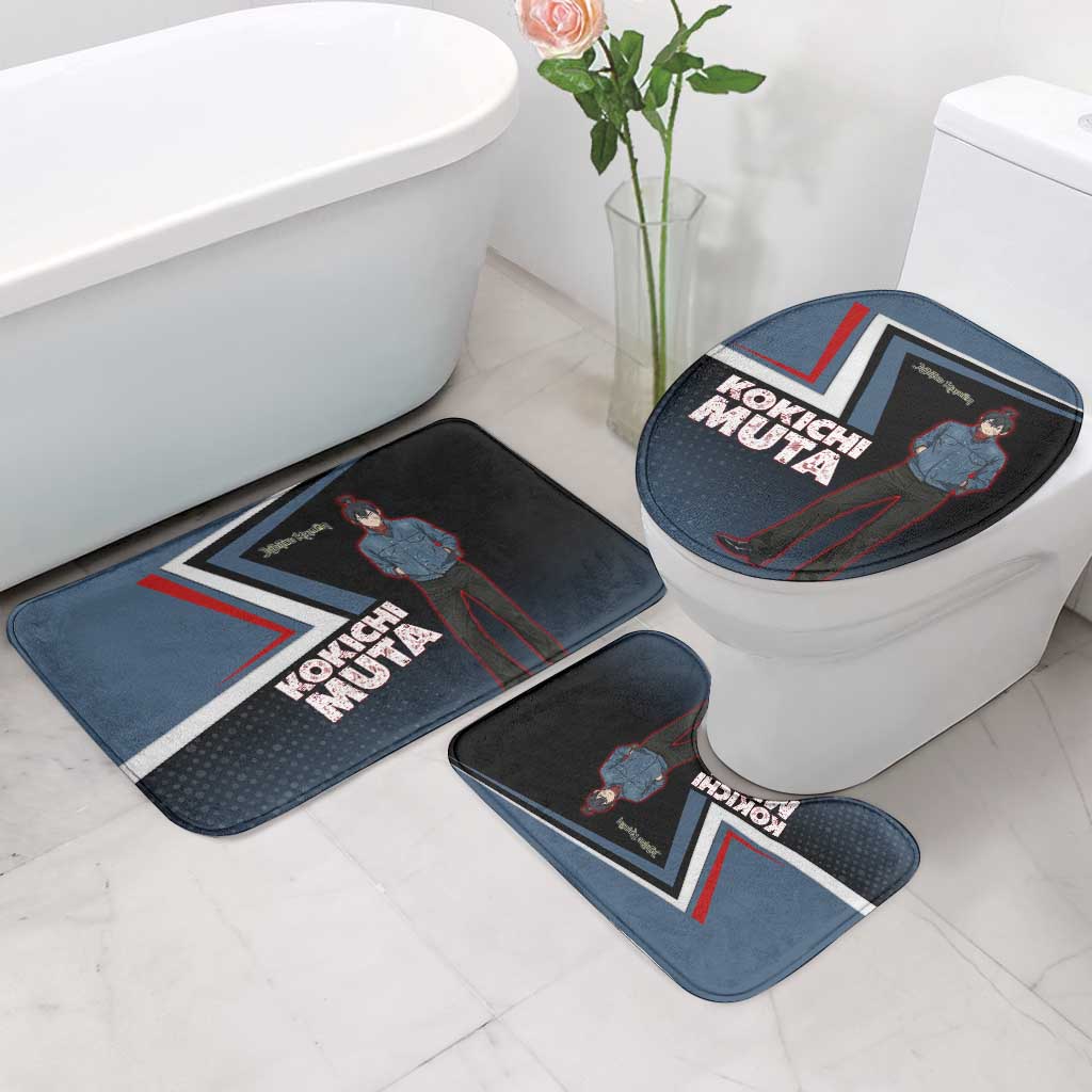 Kokichi Muta Bathroom Set Bold Anime Graphic Style