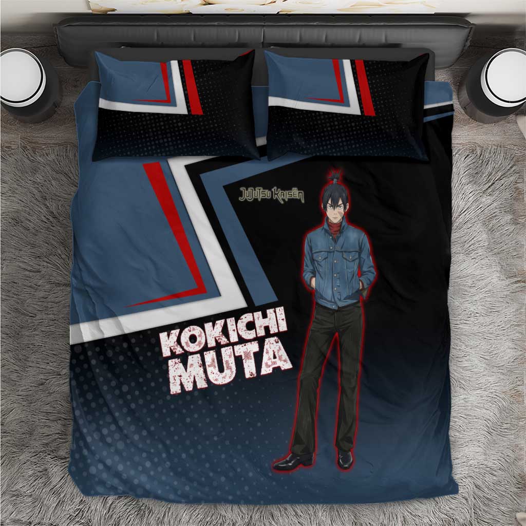 Kokichi Muta Bedding Set Bold Anime Graphic Style