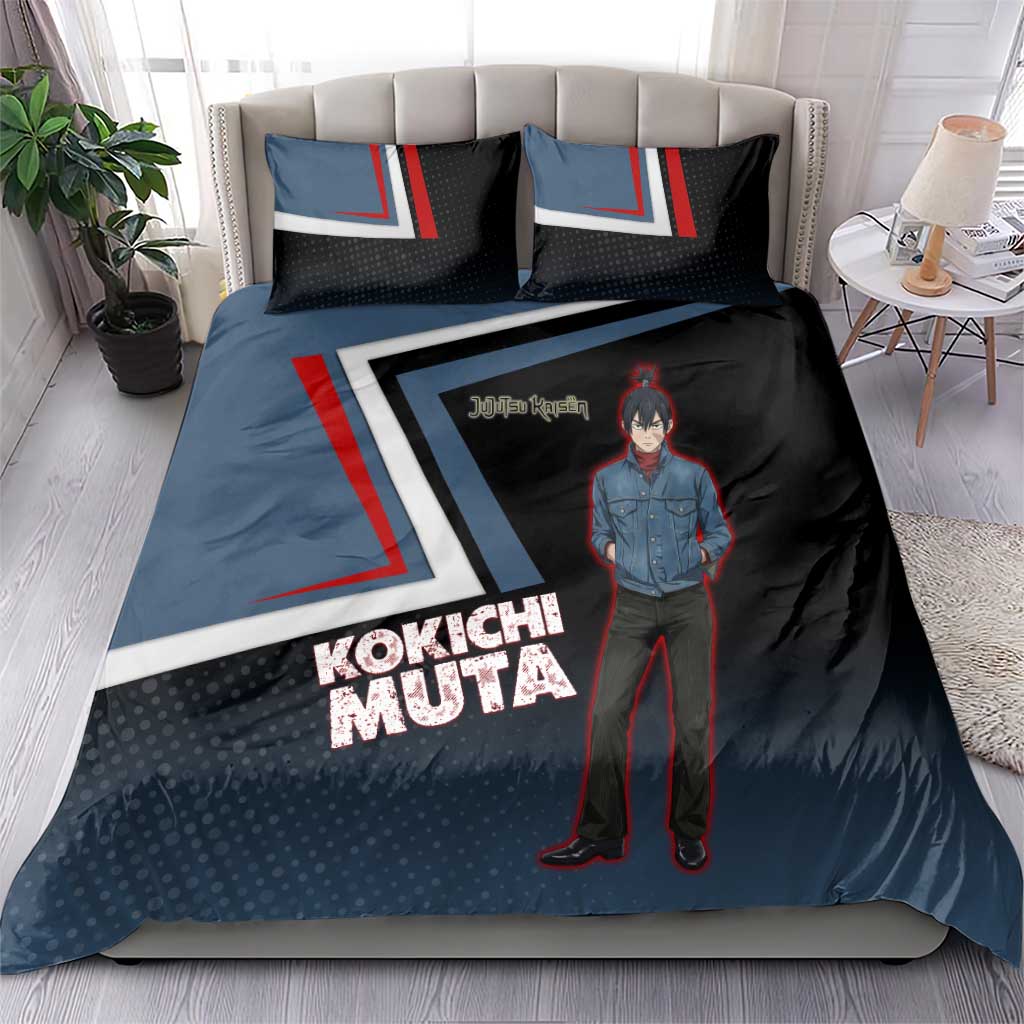 Kokichi Muta Bedding Set Bold Anime Graphic Style
