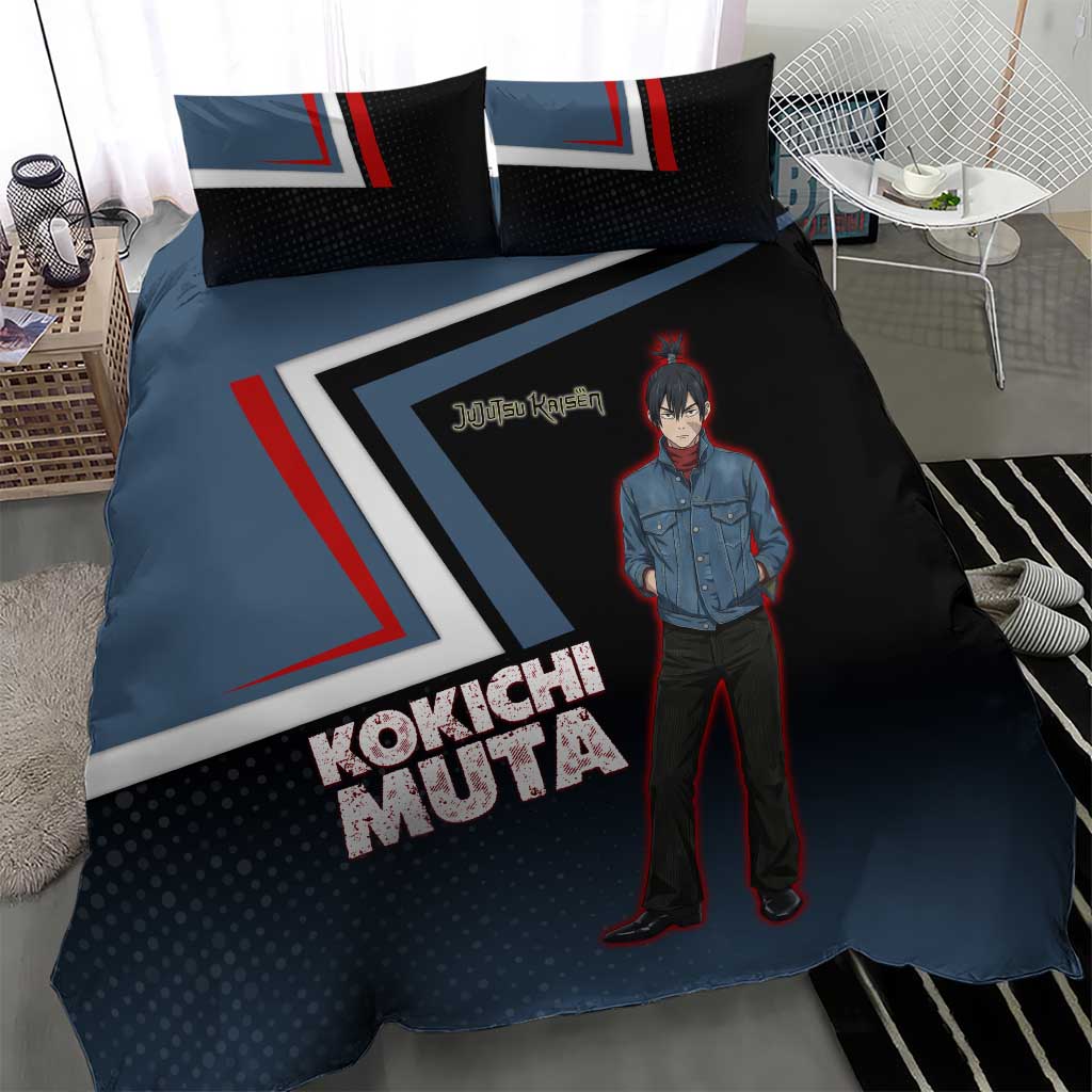Kokichi Muta Bedding Set Bold Anime Graphic Style