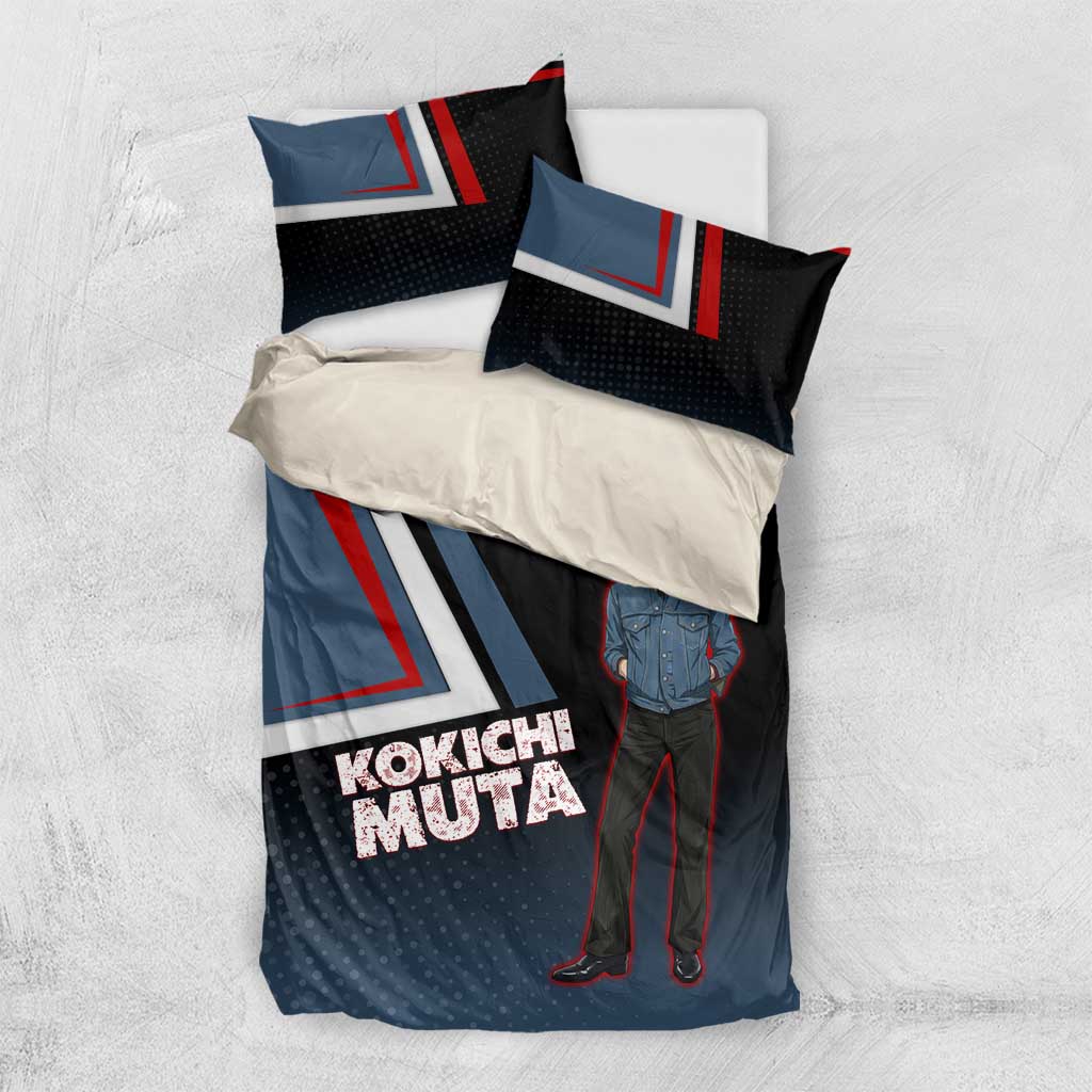 Kokichi Muta Bedding Set Bold Anime Graphic Style