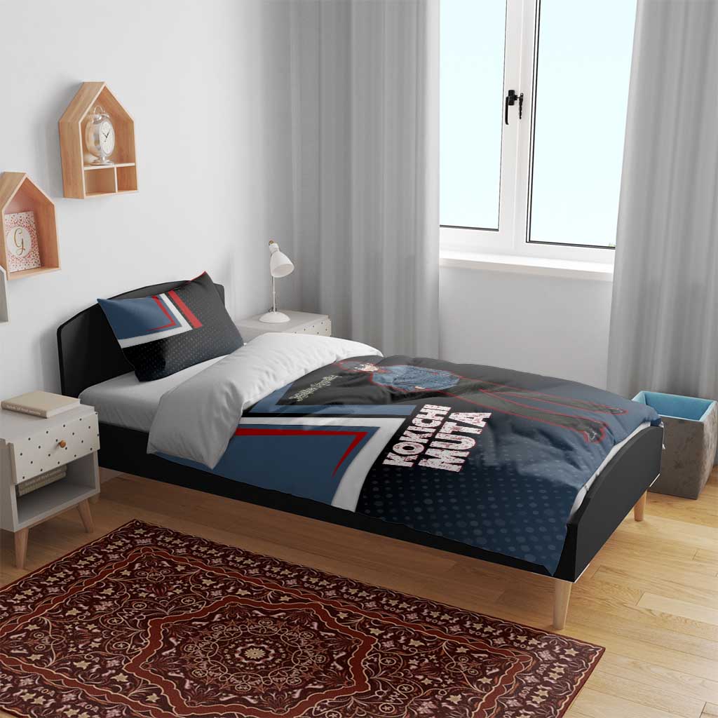 Kokichi Muta Bedding Set Bold Anime Graphic Style