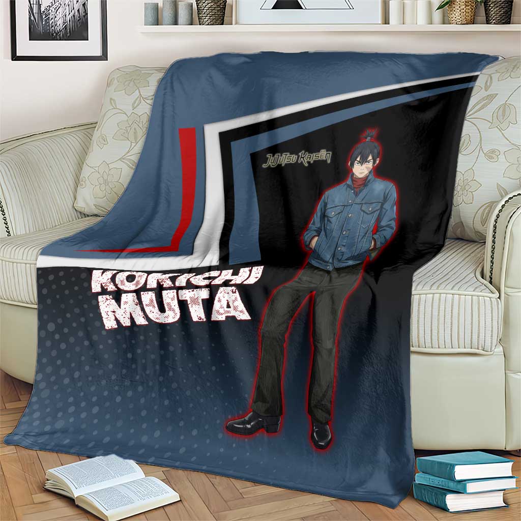 Kokichi Muta Blanket Bold Anime Graphic Style