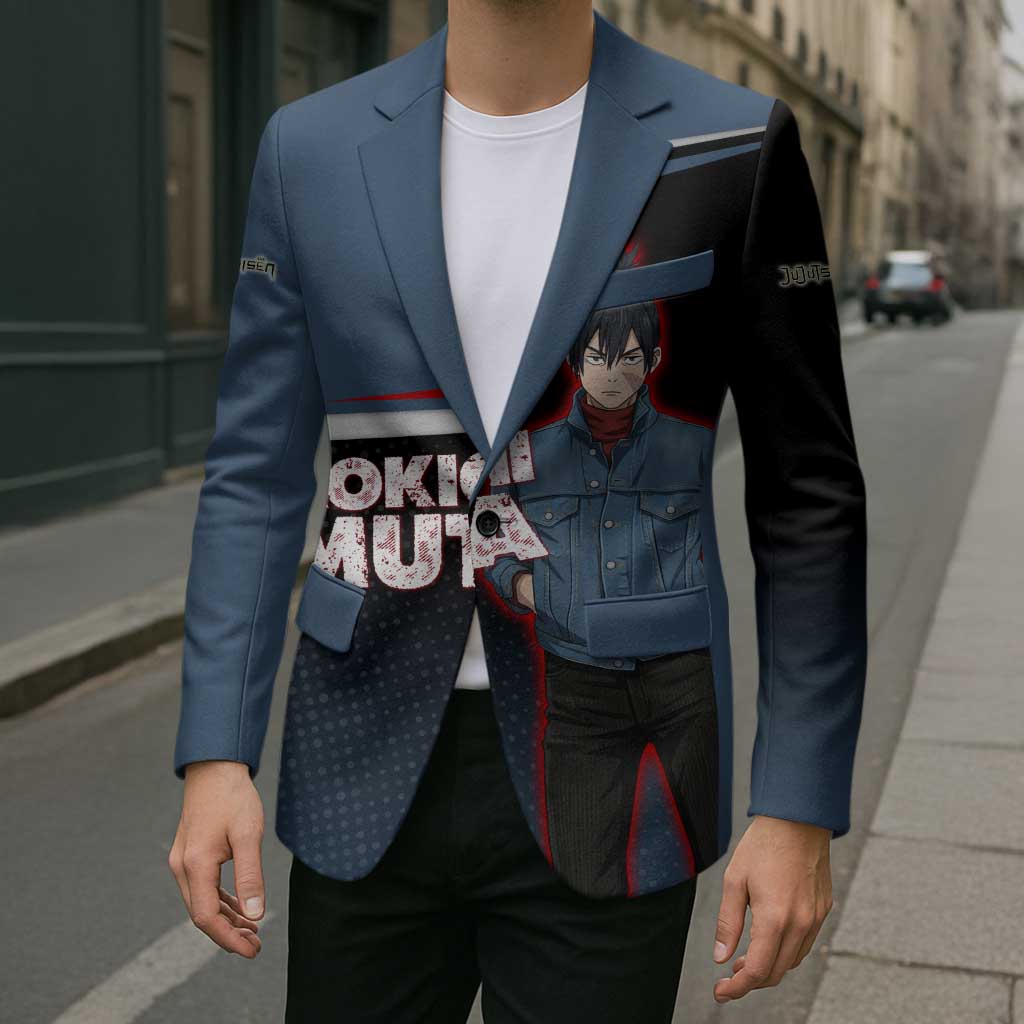Kokichi Muta Blazer Bold Anime Graphic Style
