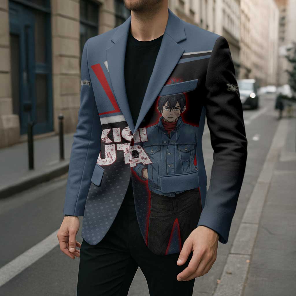 Kokichi Muta Blazer Bold Anime Graphic Style