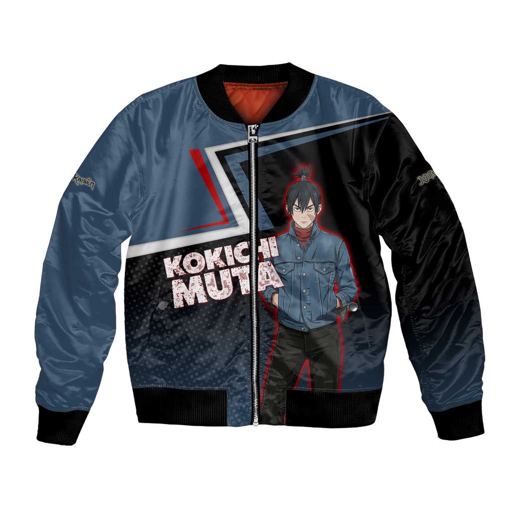 Kokichi Muta Bomber Jacket Bold Anime Graphic Style