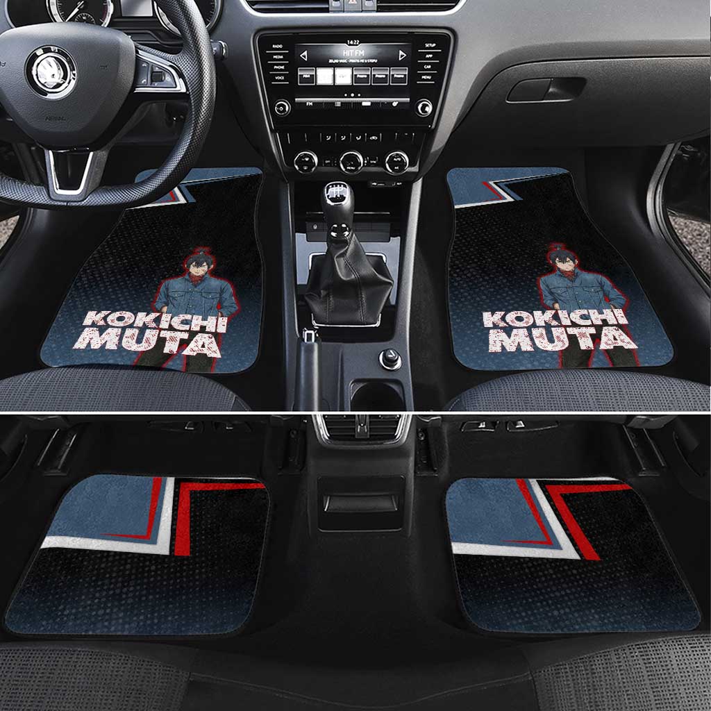 Kokichi Muta Car Mats Bold Anime Graphic Style