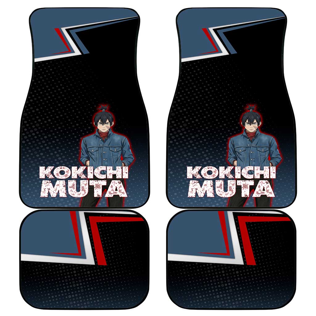 Kokichi Muta Car Mats Bold Anime Graphic Style