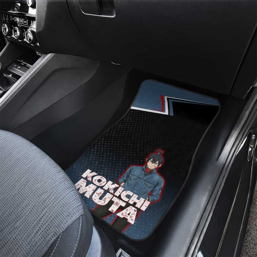 Kokichi Muta Car Mats Bold Anime Graphic Style