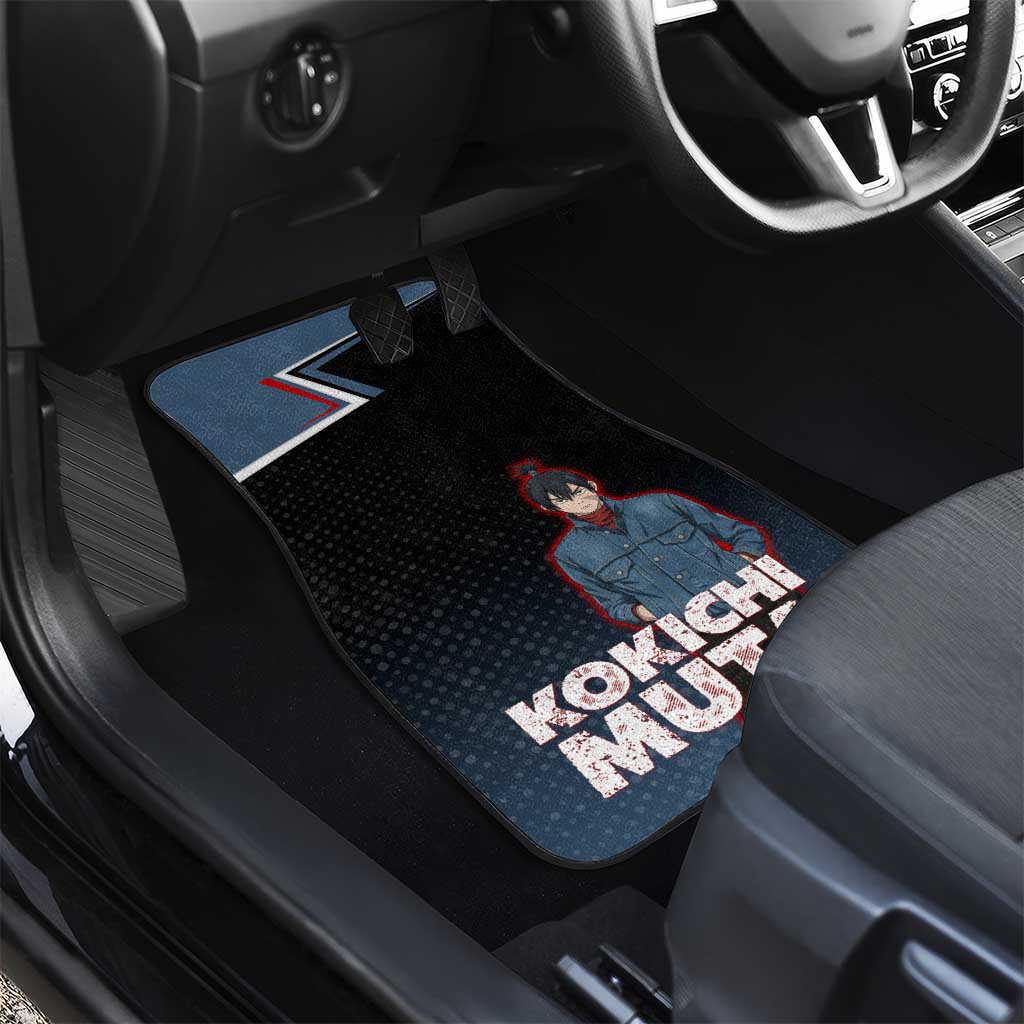 Kokichi Muta Car Mats Bold Anime Graphic Style