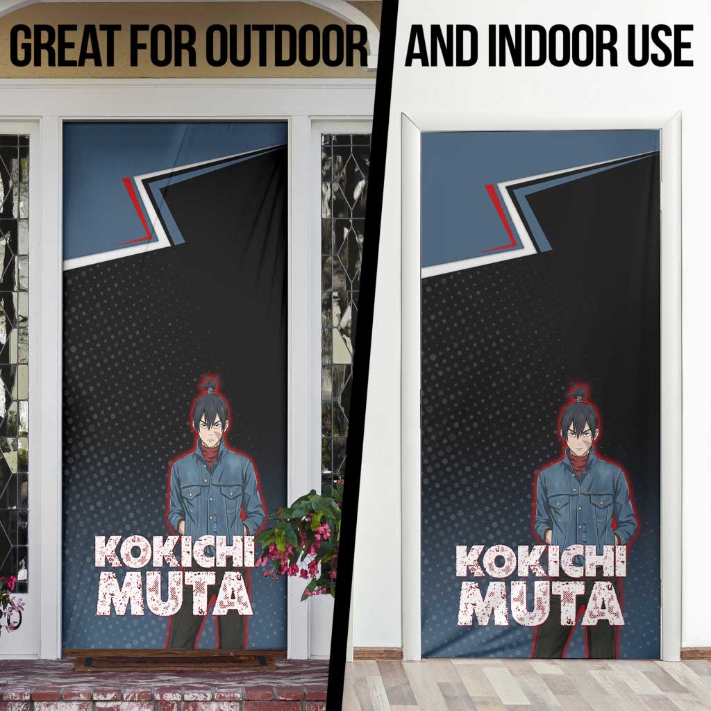 Kokichi Muta Door Cover Bold Anime Graphic Style