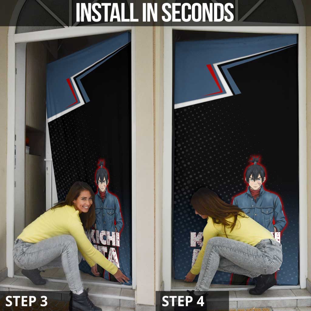 Kokichi Muta Door Cover Bold Anime Graphic Style