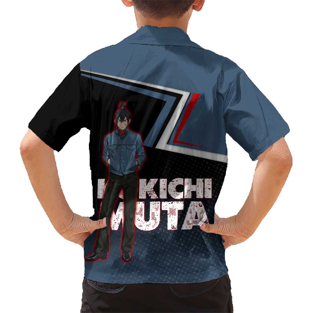 Kokichi Muta Family Matching Puletasi and Hawaiian Shirt Bold Anime Graphic Style