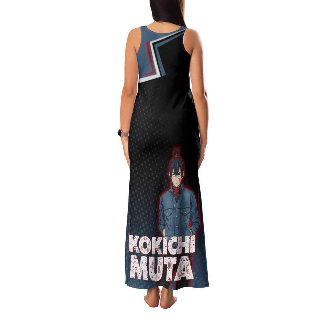 Kokichi Muta Family Matching Tank Maxi Dress and Hawaiian Shirt Bold Anime Graphic Style