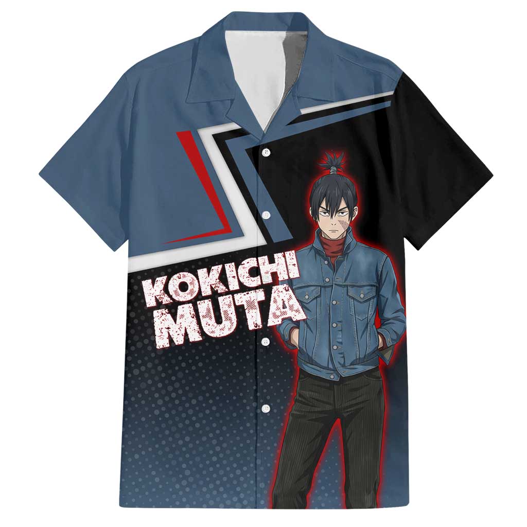 Kokichi Muta Hawaiian Shirt Bold Anime Graphic Style