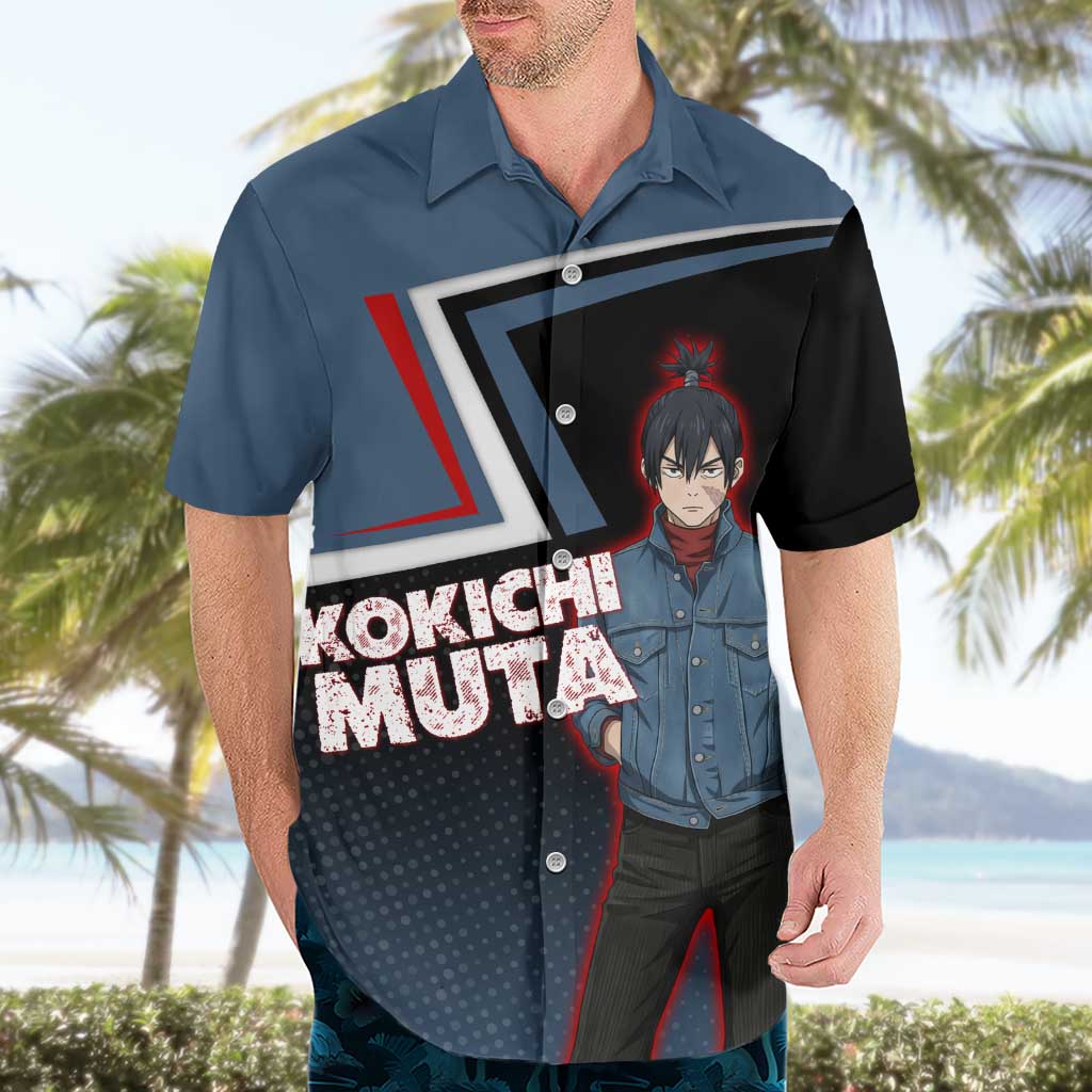 Kokichi Muta Hawaiian Shirt Bold Anime Graphic Style