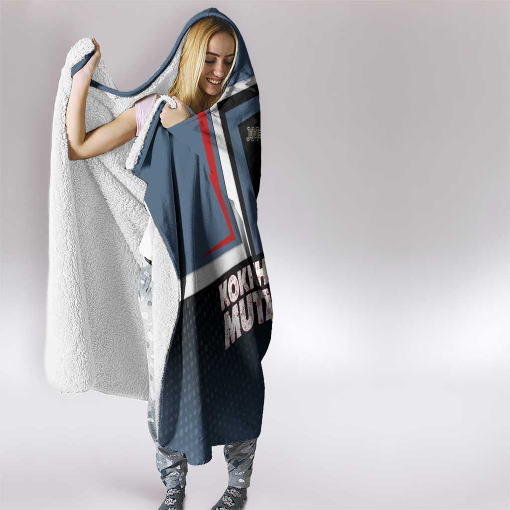 Kokichi Muta Hooded Blanket Bold Anime Graphic Style
