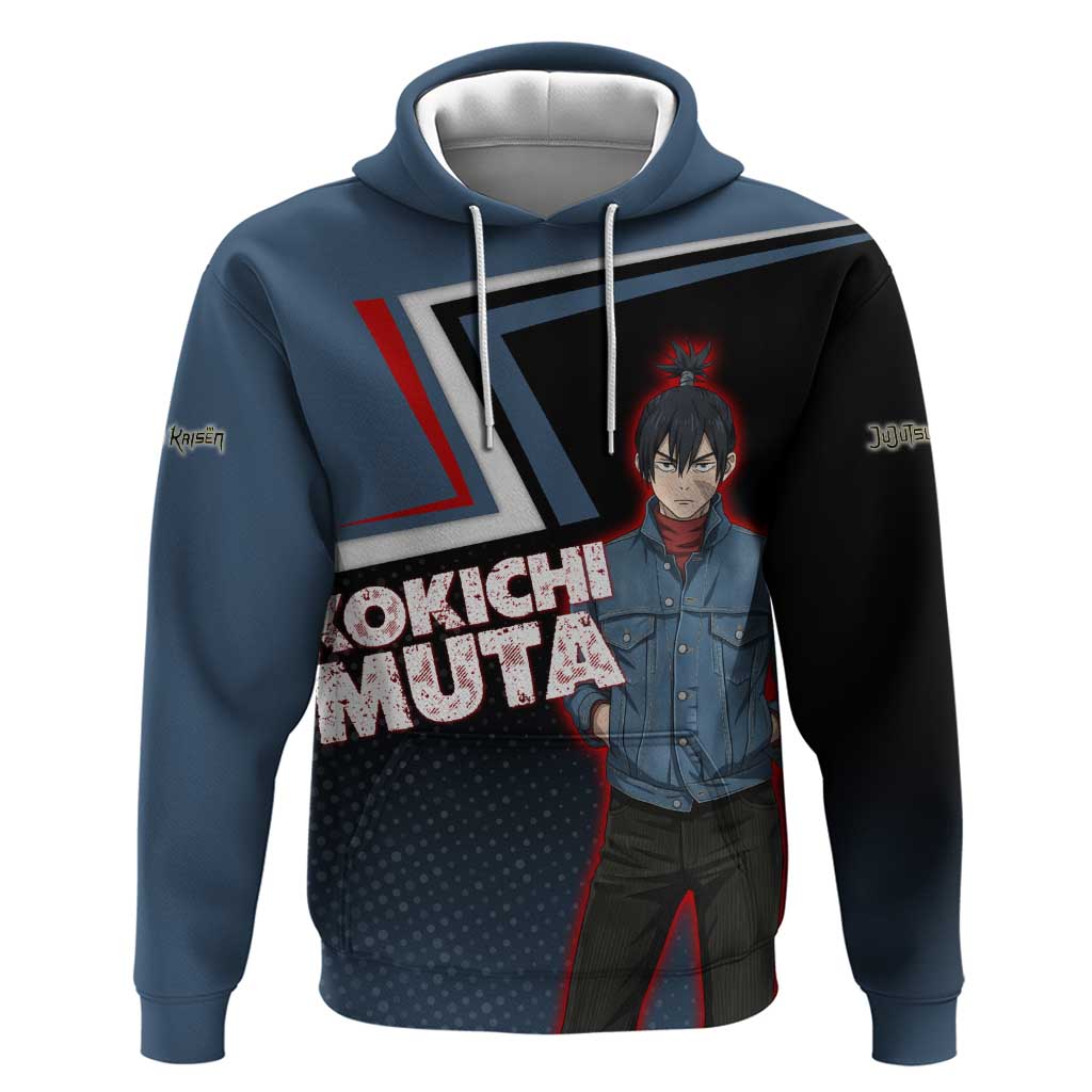 Kokichi Muta Hoodie Bold Anime Graphic Style