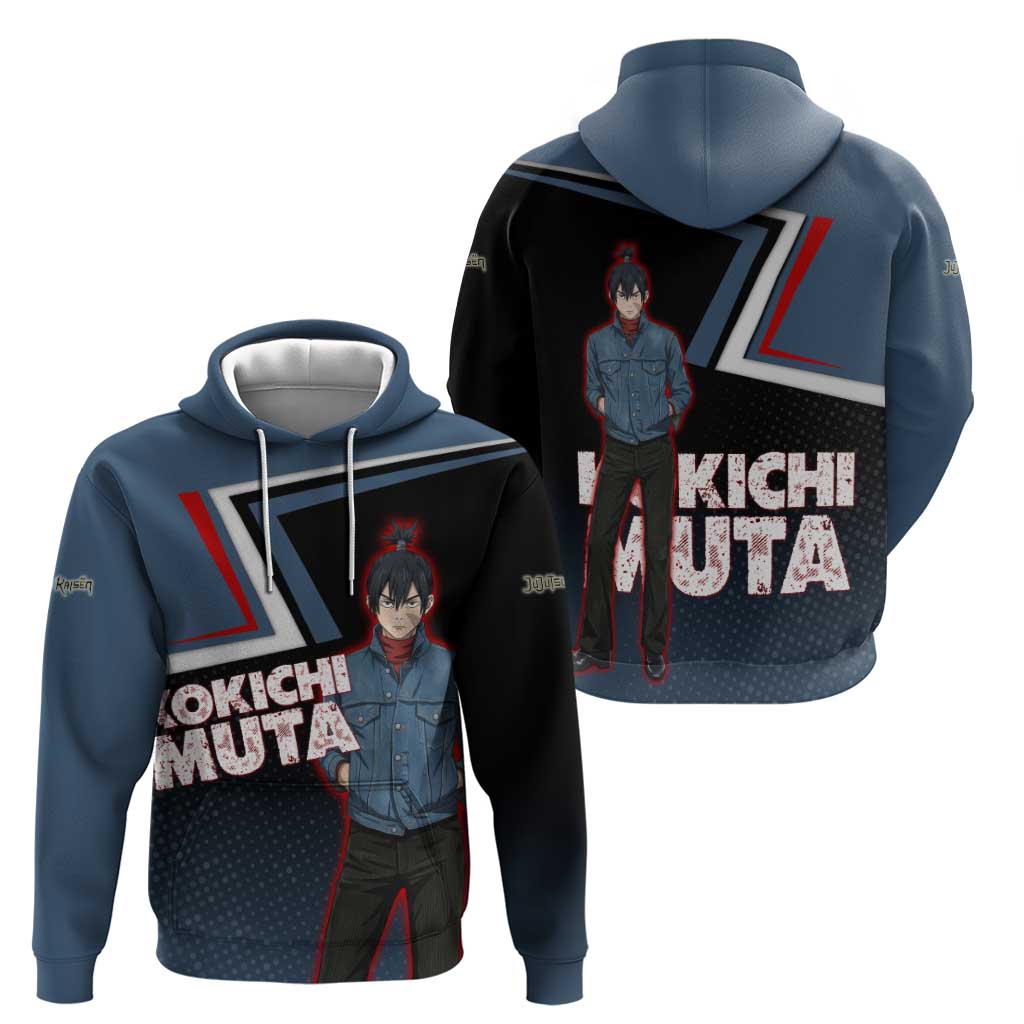 Kokichi Muta Hoodie Bold Anime Graphic Style