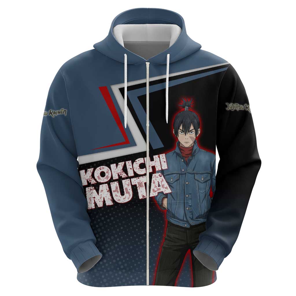 Kokichi Muta Hoodie Bold Anime Graphic Style