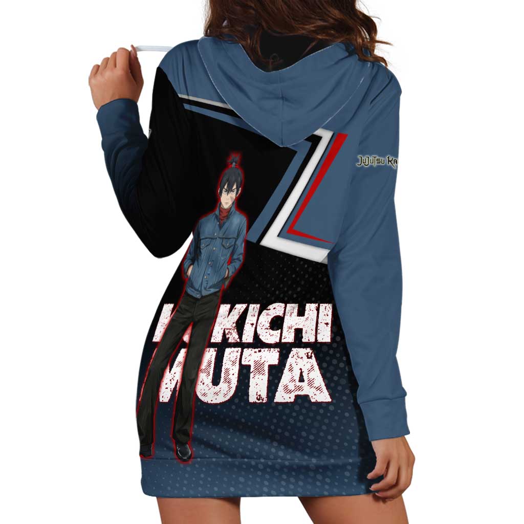 Kokichi Muta Hoodie Dress Bold Anime Graphic Style