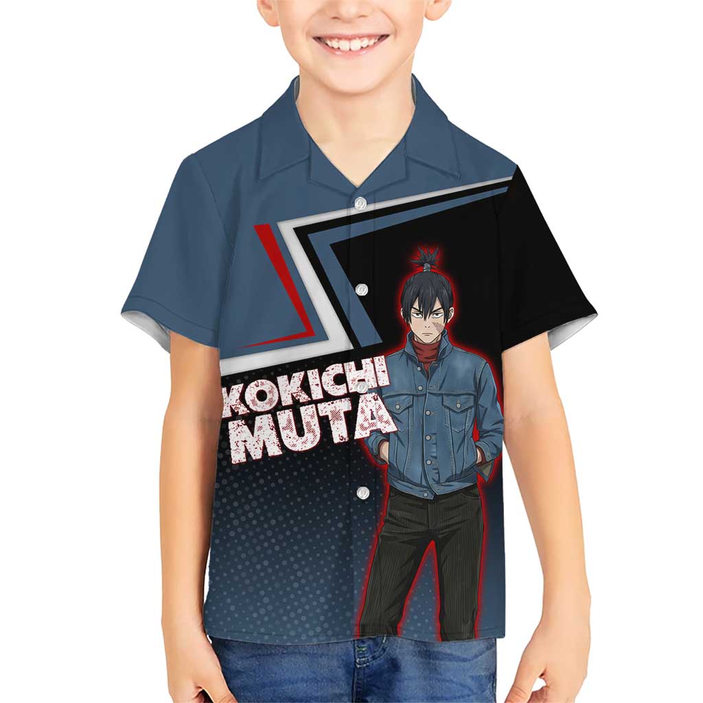 Kokichi Muta Kid Hawaiian Shirt Bold Anime Graphic Style