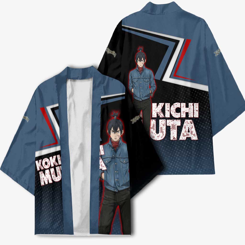 Kokichi Muta Kimono Bold Anime Graphic Style