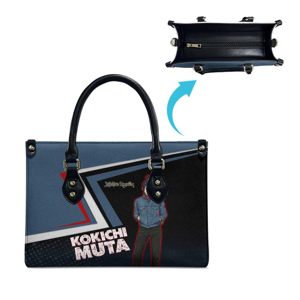 Kokichi Muta Leather Bag Bold Anime Graphic Style