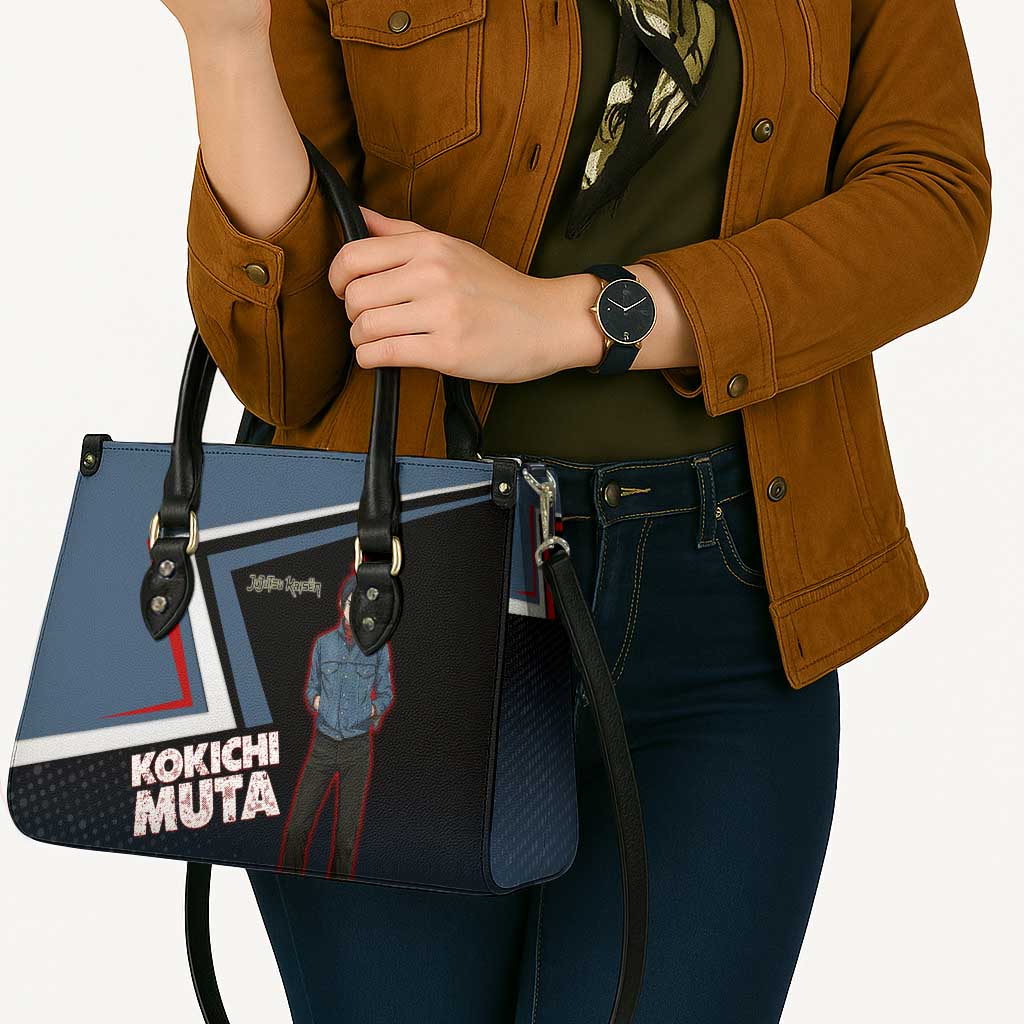 Kokichi Muta Leather Bag Bold Anime Graphic Style