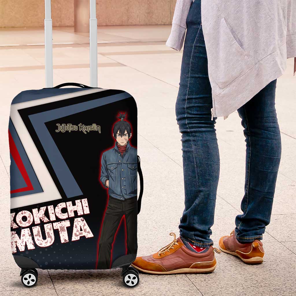 Kokichi Muta Luggage Cover Bold Anime Graphic Style