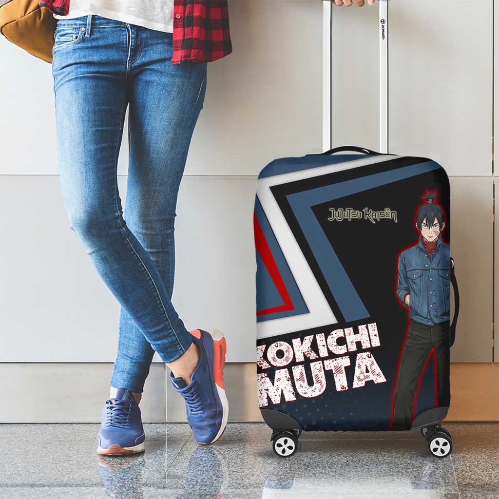 Kokichi Muta Luggage Cover Bold Anime Graphic Style