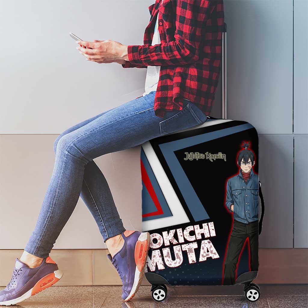 Kokichi Muta Luggage Cover Bold Anime Graphic Style
