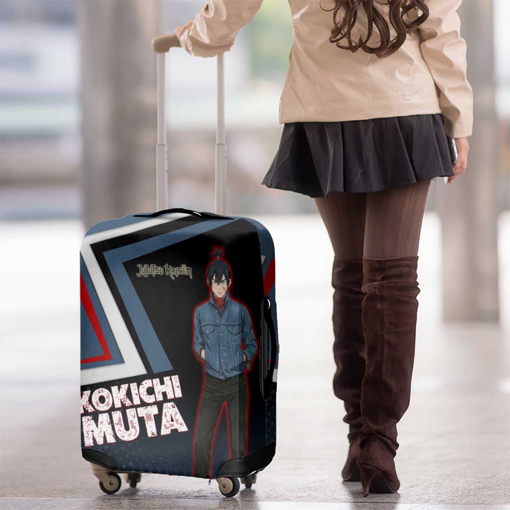 Kokichi Muta Luggage Cover Bold Anime Graphic Style