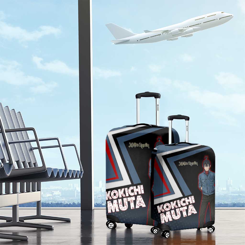 Kokichi Muta Luggage Cover Bold Anime Graphic Style
