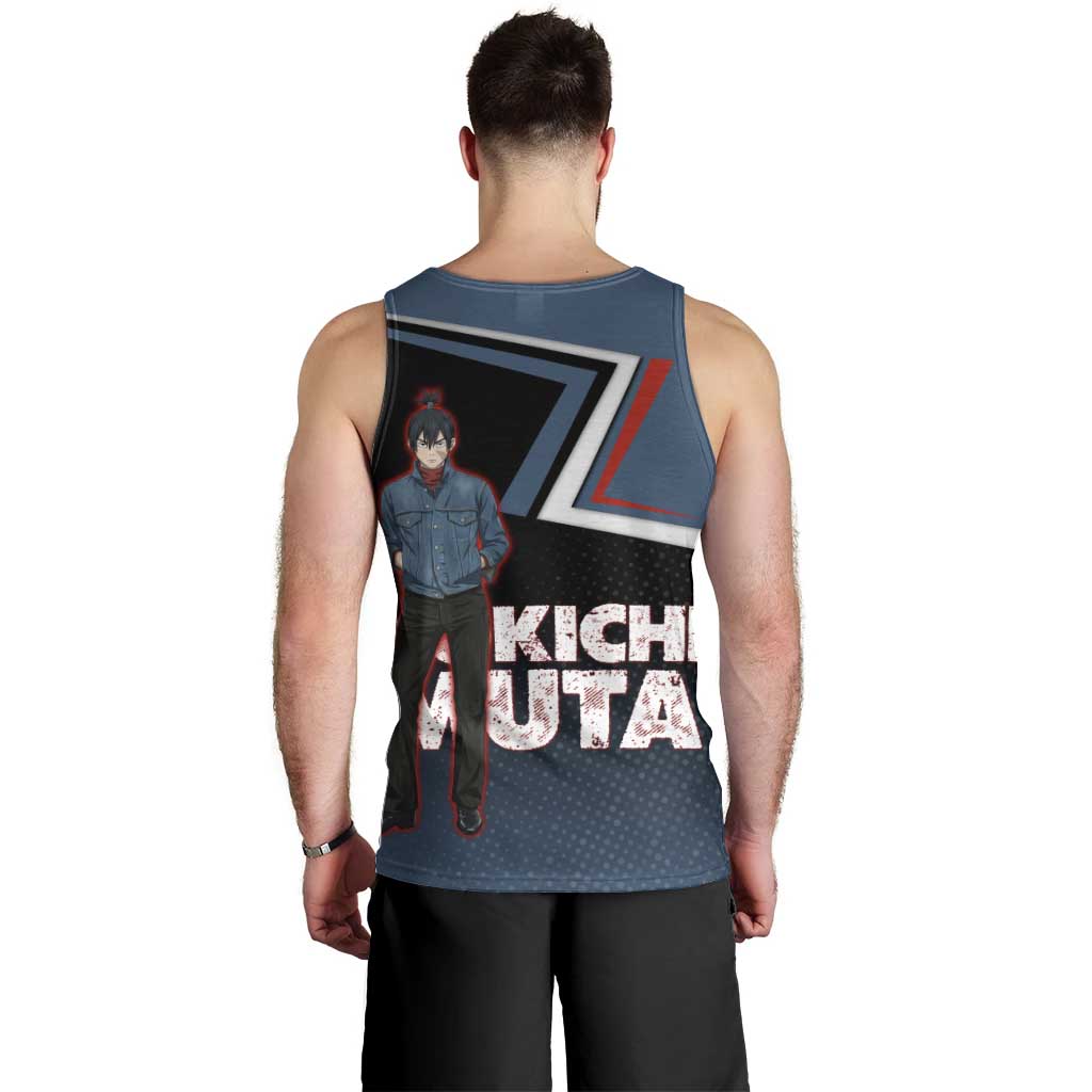 Kokichi Muta Men Tank Top Bold Anime Graphic Style