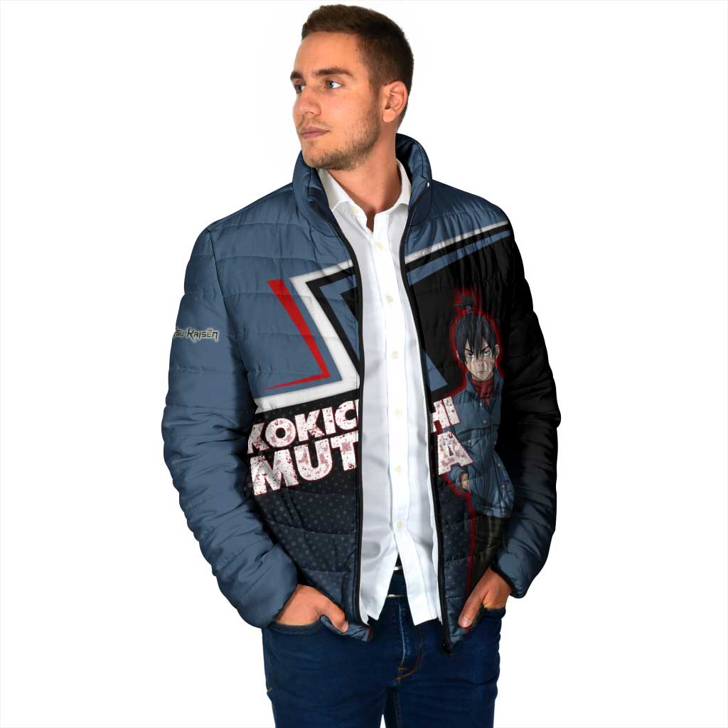 Kokichi Muta Padded Jacket Bold Anime Graphic Style