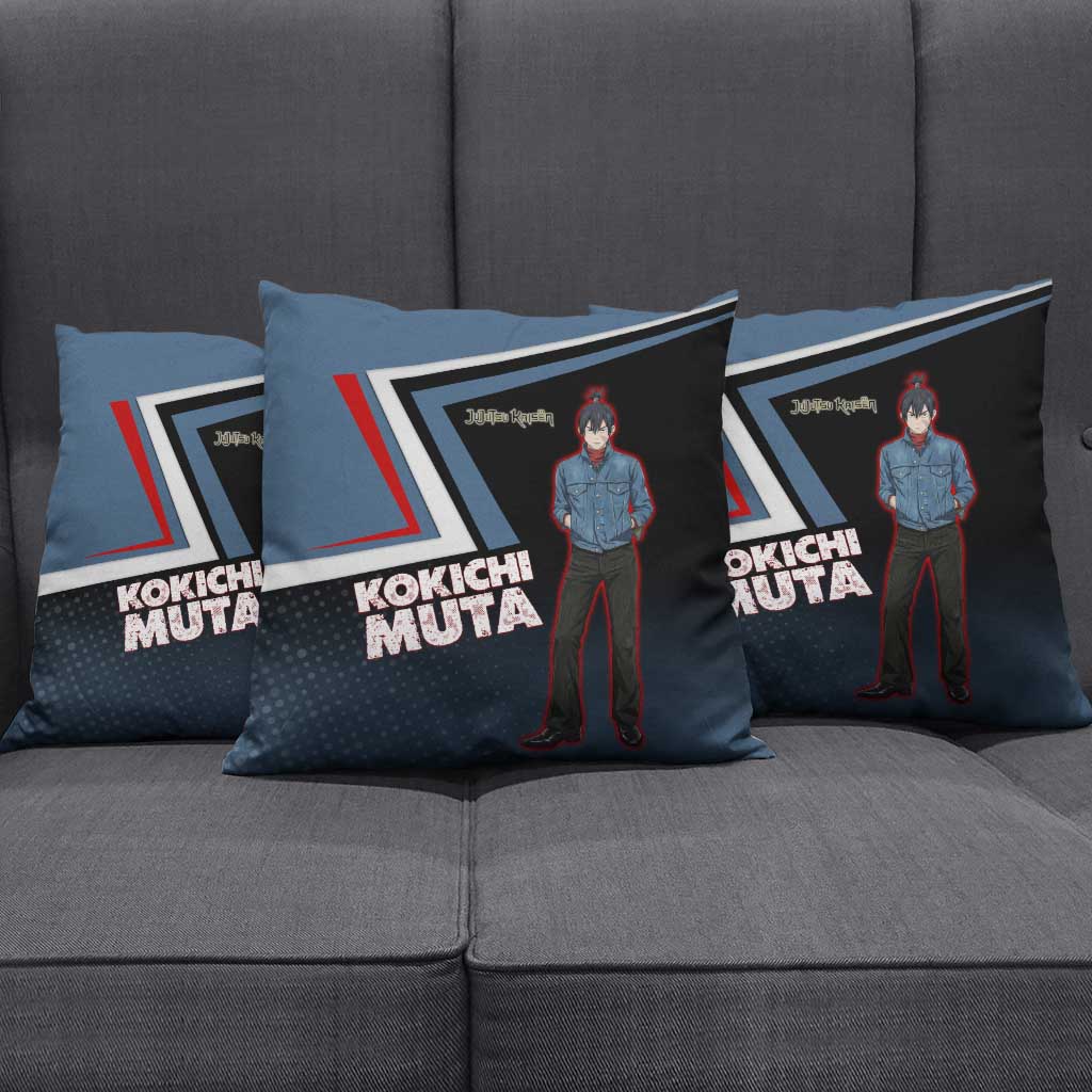 Kokichi Muta Pillow Cover Bold Anime Graphic Style
