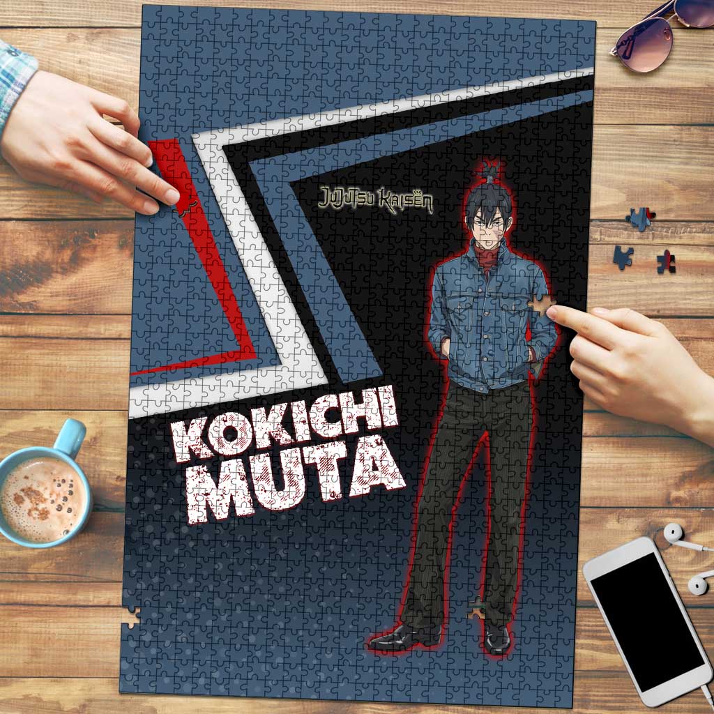 Kokichi Muta Puzzle Bold Anime Graphic Style