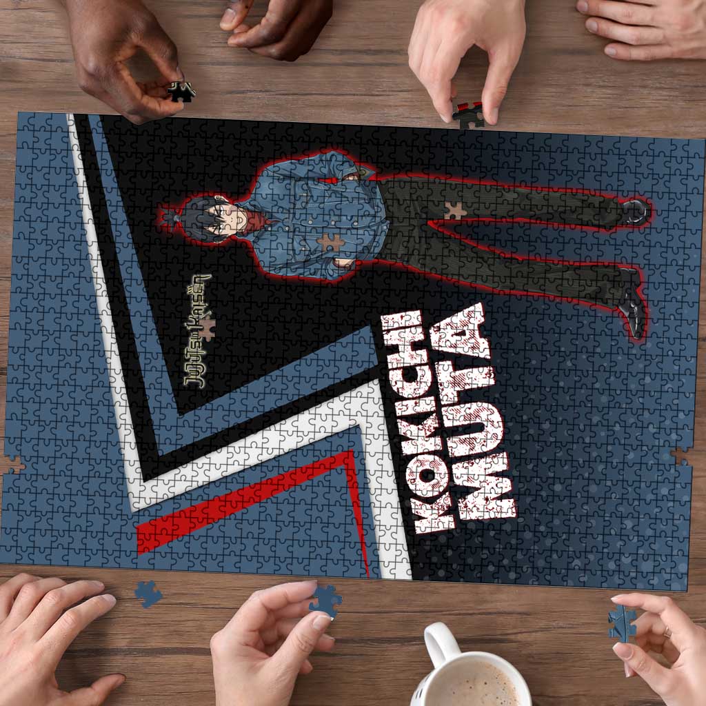 Kokichi Muta Puzzle Bold Anime Graphic Style