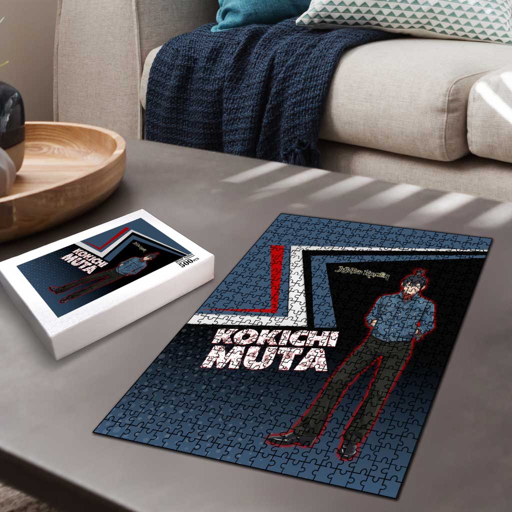 Kokichi Muta Puzzle Bold Anime Graphic Style