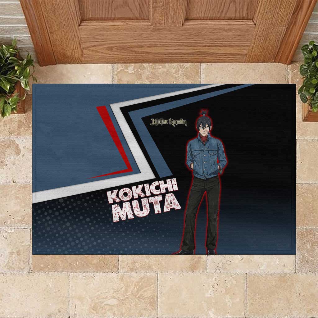 Kokichi Muta Rubber Doormat Bold Anime Graphic Style