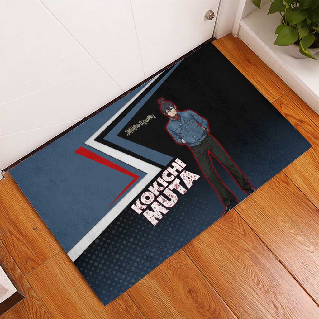 Kokichi Muta Rubber Doormat Bold Anime Graphic Style
